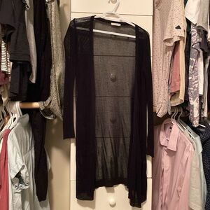 Lightweight long oak and fort Cardigan